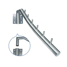 Load image into Gallery viewer, Results sunmall 12 6 folding wall mounted clothes hanger rack garment hook stainless steel with swing arm holder clothing hanging system closet storage organizer for bedrooms bathrooms laundry room 2 pack