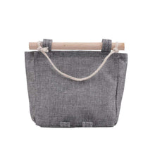 Load image into Gallery viewer, Shop fellibay storage basket collapsible linen storage bag wall hanging basket storage bags over door hanging organizer home closet wall door hanging bag for bedroom kitchen bathroom4pack