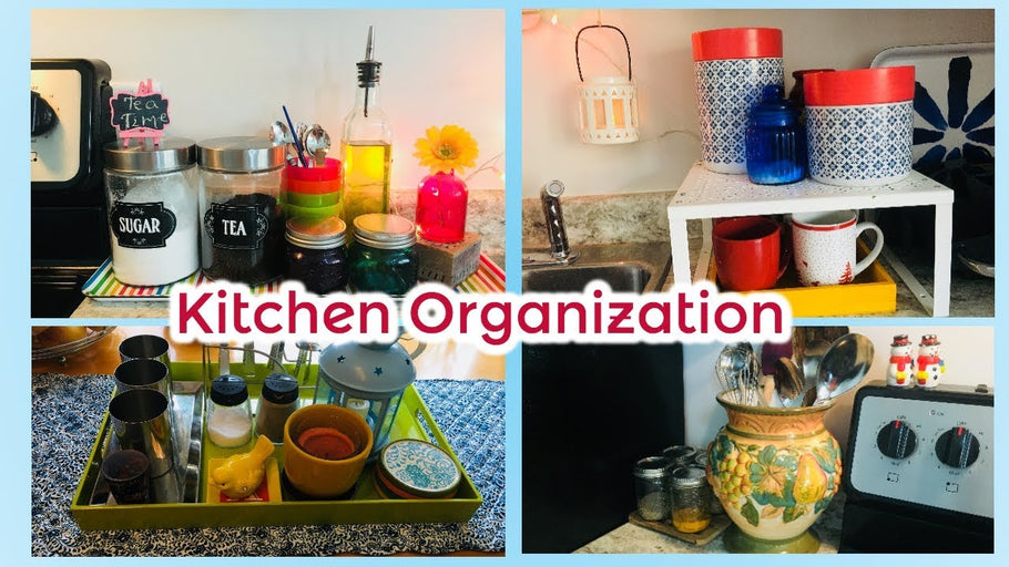 Budget Friendly Kitchen Organization I Easy Kitchen Countertop Organization by Happy Home Happy Life (2 years ago)