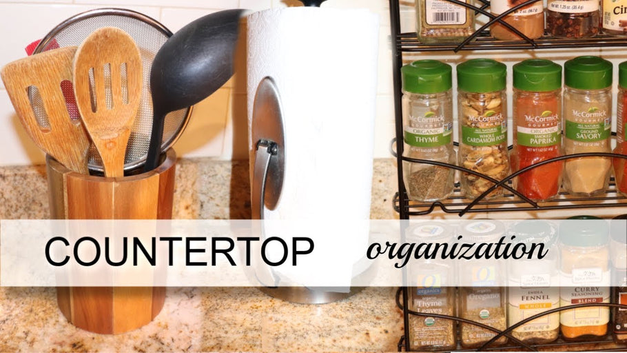 Kitchen organization ideas | Countertop organization | Clean with me | Decluttering by Uma K (2 years ago)