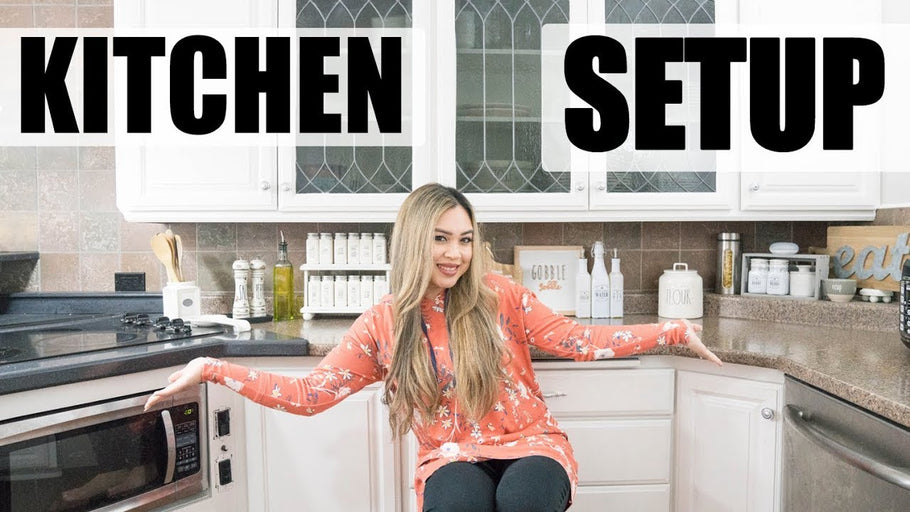 Kitchen Organization Ideas - Kitchen Countertop Setup by Xo Livi (1 year ago)