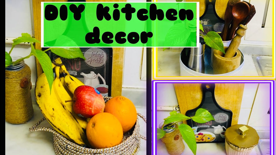 Kitchen countertop organizers| DIY kitchen decor ideas | easy and simple decor ideas by Hana's magic world (1 month ago)