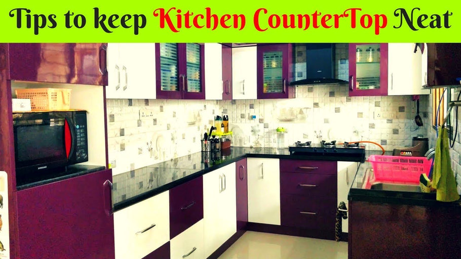 Kitchen Coutertop organization - Tips to keep Countertop Neat - Kitchen Series - 3 by The Queen Bee Paradise (3 years ago)
