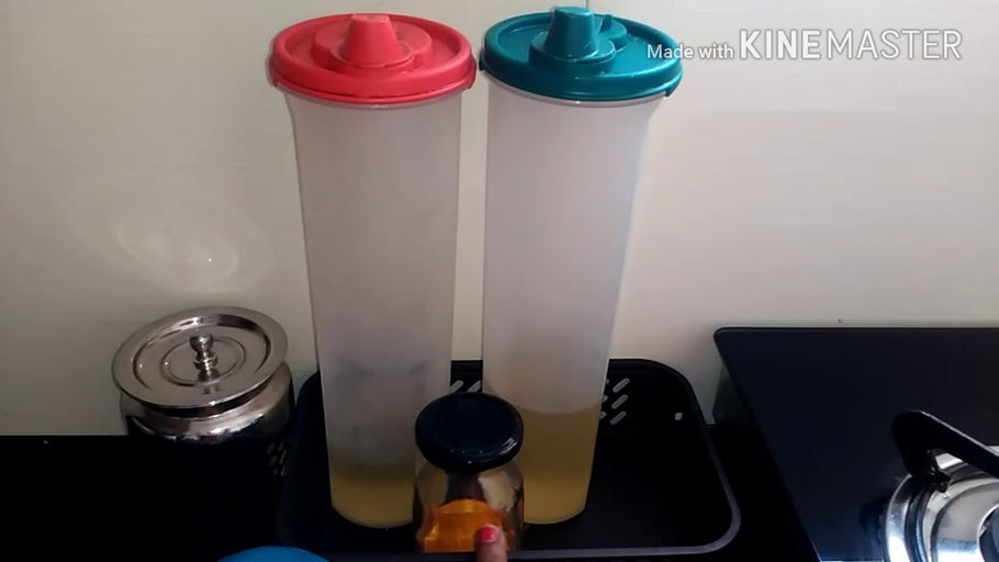 My kitchen countertop organization in tamil / kitchen countertop storage idea by Chinthana Samayal (2 years ago)