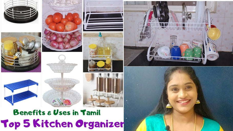 Kitchen Organization Ideas - Countertop Organization | Kitchen Best Organizer by Home Flavours By Jaya (1 year ago)