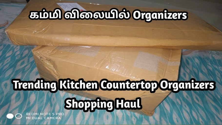 Organizers Shopping Haul/Kitchen Countertop Organizers Shopping Haul by Narmatha's tamil kitchen (1 year ago)