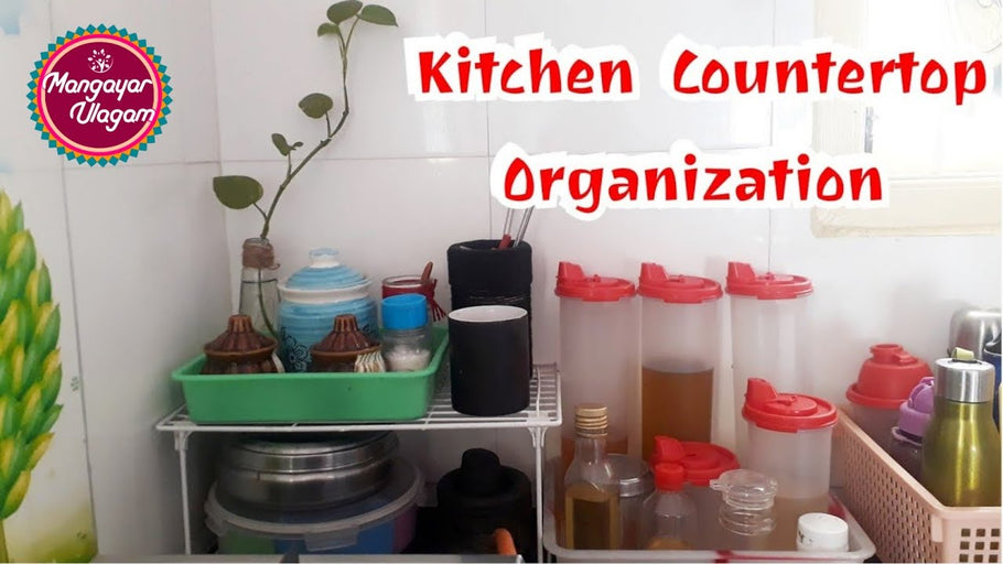 Small kitchen Space saving Organizer |Countertop Organization in tamil by Mangayar Ulagam Vlogs (7 months ago)