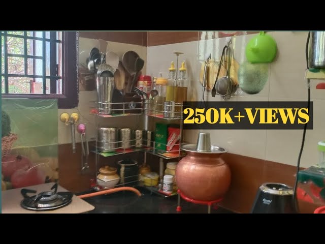 pace saving kitchen organizer//kitchen countertop organization by en azhagana veedu (7 months ago)