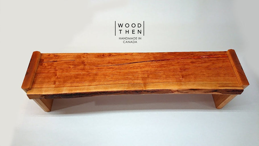 How to make a Cherry Live Edge & Birch kitchen cabinet countertop organizer | Kitchen Organizer by Babak Arjomandi (2 years ago)