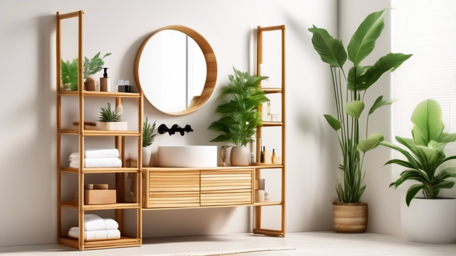 Bamboo Bathroom Organizer for Tidy Spaces