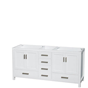 Online shopping wyndham collection sheffield 72 inch double bathroom vanity in white white carrera marble countertop undermount square sinks and 24 inch mirrors