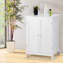 Load image into Gallery viewer, Order now tangkula bathroom floor cabinet wooden floor storage cabinet living room modern home furniture free standing storage cabinet 23 5x14x34 inches