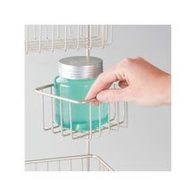 Load image into Gallery viewer, Featured idesign metalo bathroom over the door shower caddy with swivel storage baskets for shampoo conditioner soap 22 7 x 10 5 x 8 2 satin