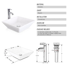 Load image into Gallery viewer, Get u eway 13 inch white bathroom vanity and sink combo 1 5 gpm water save faucet solid brass pop up drain single small bathroom adjustable built in clapboard bt8w a7