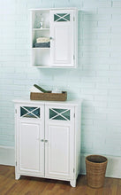 Load image into Gallery viewer, Home elegant home fashions 6841 dawson bathroom cabinet white