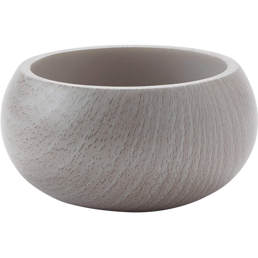 Zenya Light Gray Concrete Round Marble Bathroom Vanity Countertop Organizer Bowl - AGM Home Store LLC